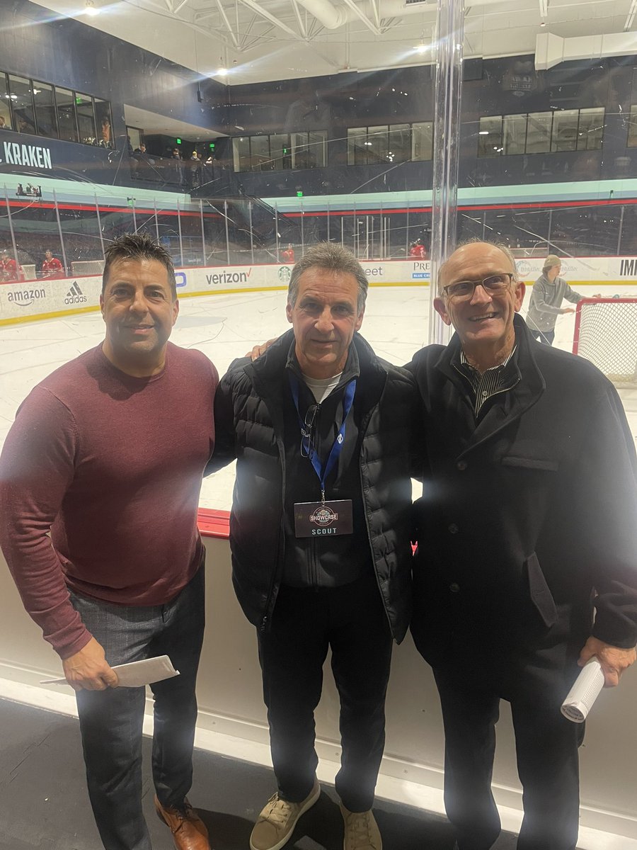 Was great catching up with Rick Kozuback &amp; Bruno Campese, two great former Penticton coaches who built the foundation of our program.