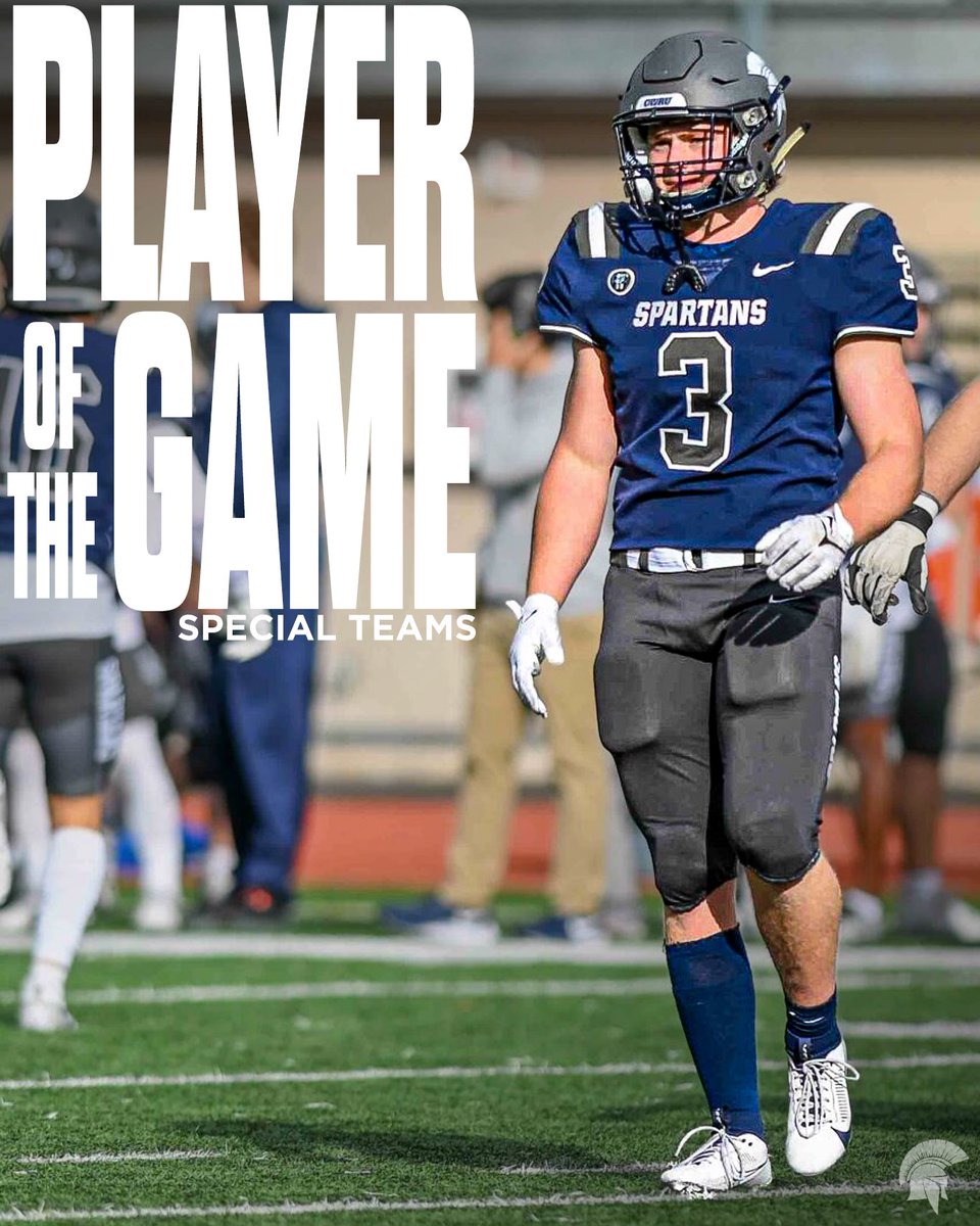 CWRUFootball's tweet image. 𝗦𝗽𝗲𝗰𝗶𝗮𝗹 𝗧𝗲𝗮𝗺𝘀 𝗣𝗹𝗮𝘆𝗲𝗿𝘀 𝗼𝗳 𝘁𝗵𝗲 𝗚𝗮𝗺𝗲:

@thomasyoderjr 🧨

@Kinger025 🗣️

The Kickoff Unit 👟

#BlueCWRU #RollSpartans #d3fb