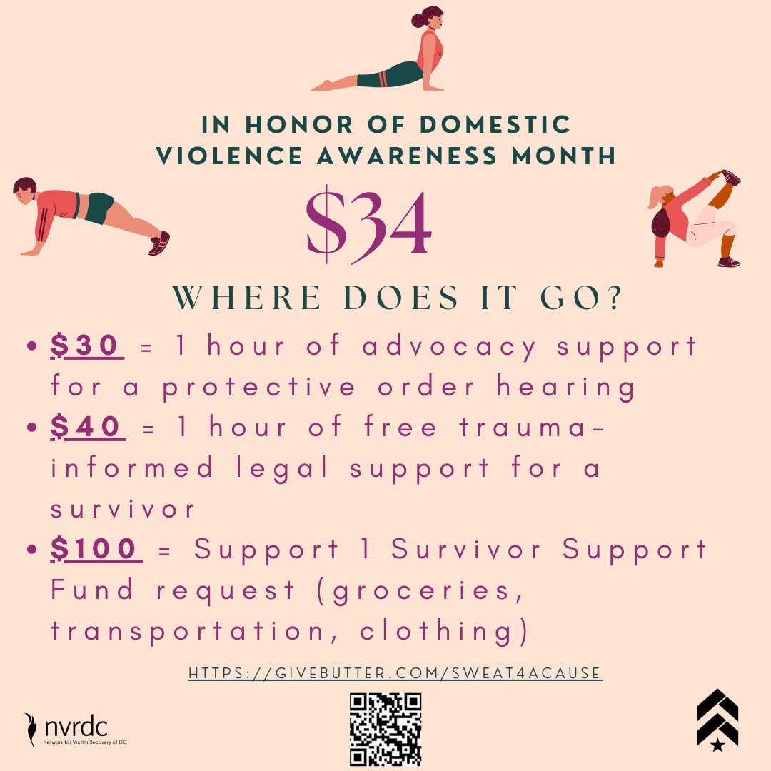 NVRDC's tweet photo. It's not too late to get your ticket for our #DomesticViolenceAwarenessMonth fundraiser! Where does your money go? To supporting survivors! Help us #EndDVinDC and #SpreadLoveDC. Head to https://t.co/n73IaB4r09 and get your ticket; see you there! https://t.co/bG1vcO4YuV