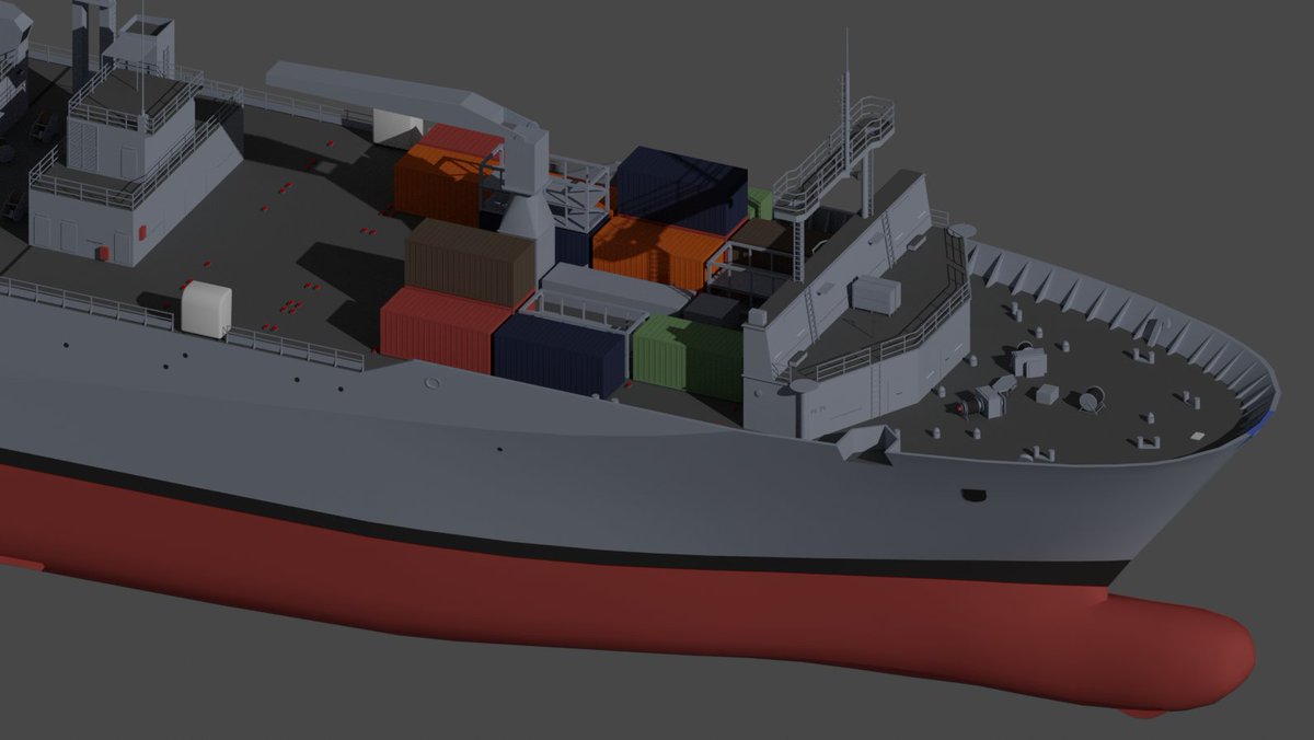 ColdOceanos's tweet photo. A WIP Berlin-class replenishment ship https://t.co/ULp3JnHVFq