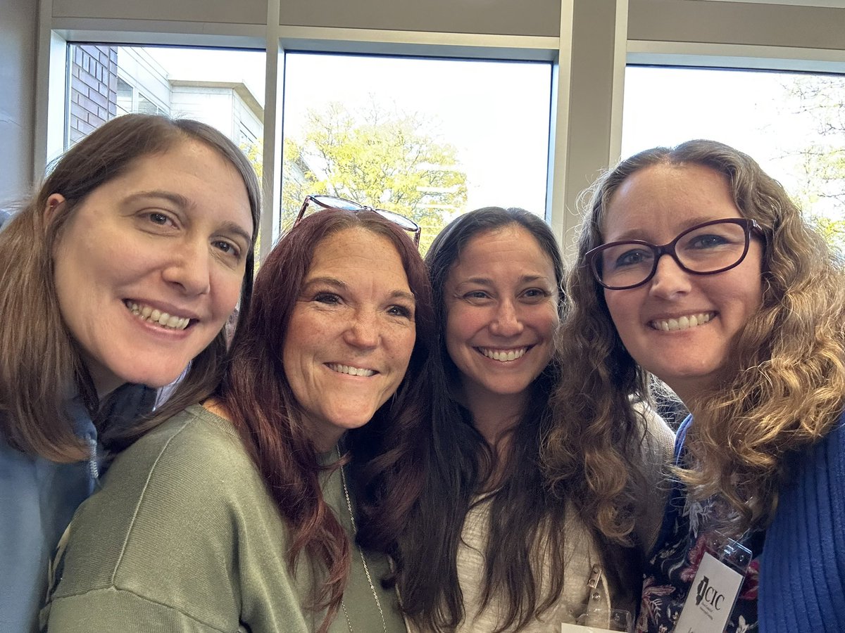 Old D100 friends, reunited in professional learning. #d100inspires #ICIC2023
