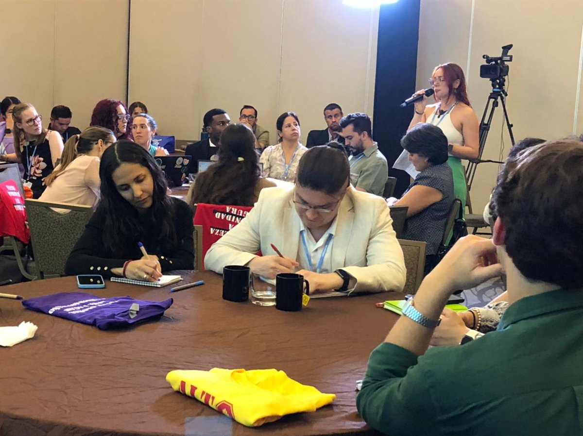 👉Participantes del Intercambio de Conocimientos y Fortalecimientos de Capacidades hacia la #COP28, profundizan y comparten experiencias en: 
GST, Adaptación, Financiamiento, Pérdidas y Daños y Transición Justa.