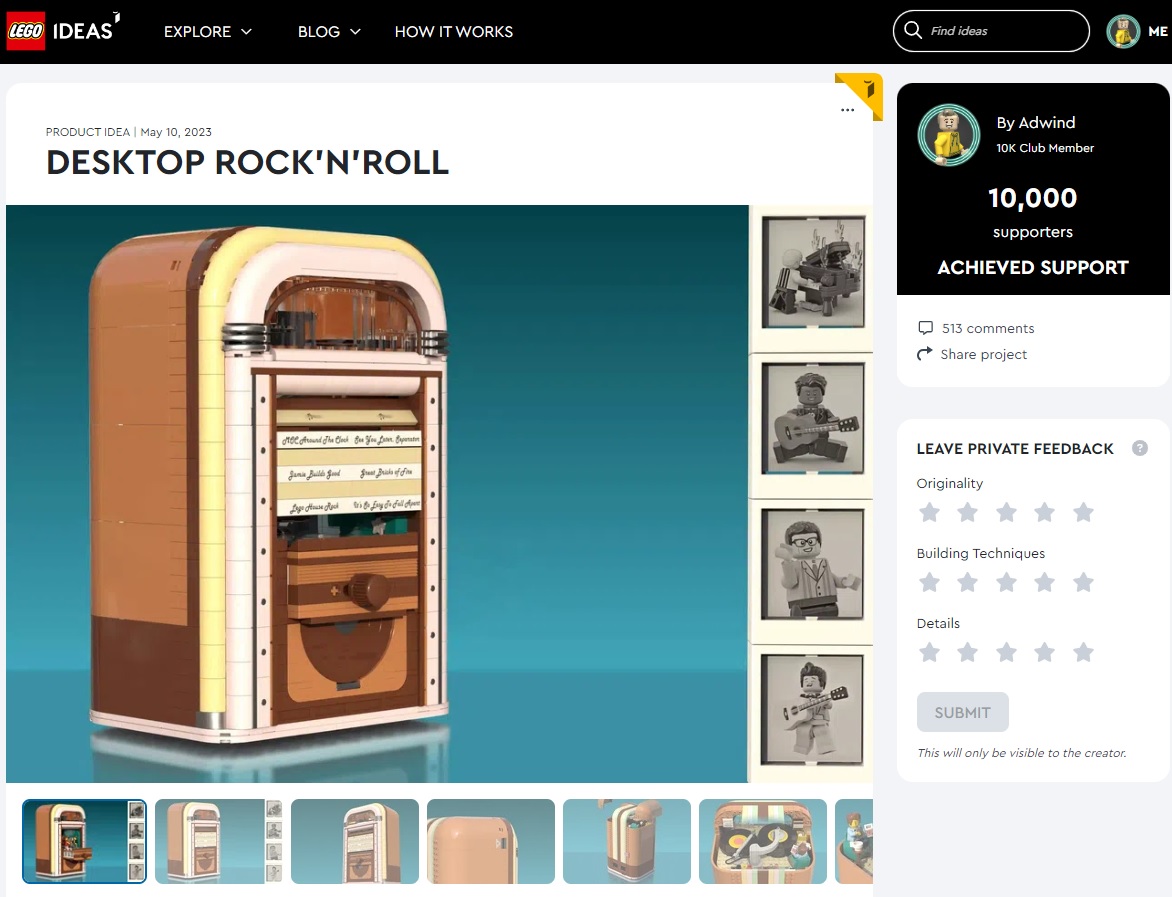 AdwindBuilds's tweet image. Every time feels like the first time! :) So happy! Thank you all for your support! #legoideas #lego