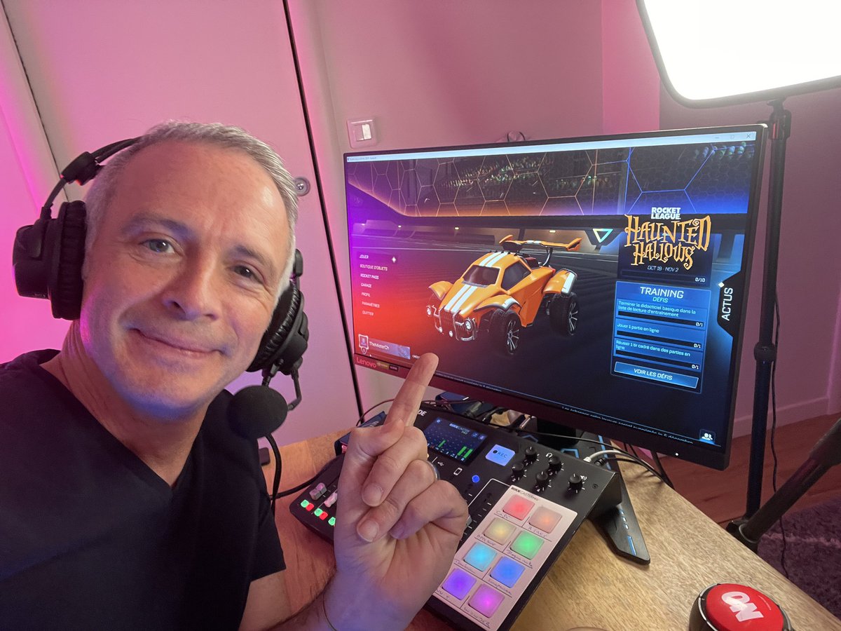 Le concept est bien bancal comme j’aime : dans LA SOIRÉE GAMING EST TIENNE, c’est la commu qui apprend à jouer au streamer : HEY, ÇA VOUS DIT UN PETIT ROCKET LEAGUE ?