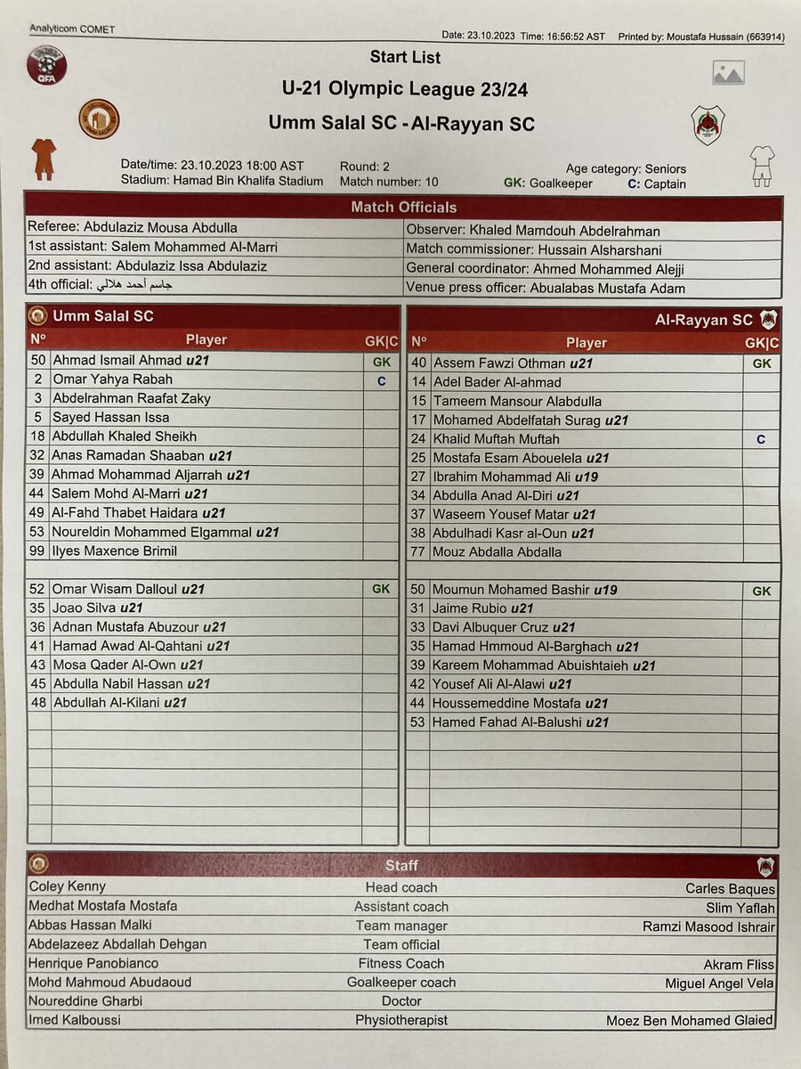 martorellcoach's tweet photo. Muy buena victoria del @AlrayyanSC U21 frente a Umm Salal en un partido dominado de principio a fin, en todos los aspectos del juego. 2 partidos de Liga y 2 victorias para seguir aprendiendo y mejorando como equipo y jugador por jugador. En 2 semanas más y mejor! 💪🏻💪🏻💪🏻👏🏻👏🏻👏🏻 https://t.co/DLKixAJTrj