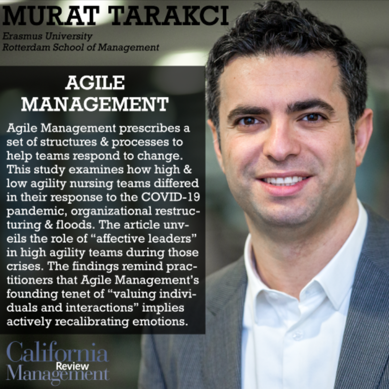 For #agility-seeking firms, lessons are potent: keep a regular pulse on team emotions, dissolve cliques, nurture members’ affective ties, and embrace affective #leadership. @DrMuratTarakci shares more in CMR's latest issue:
journals.sagepub.com/doi/10.1177/00…