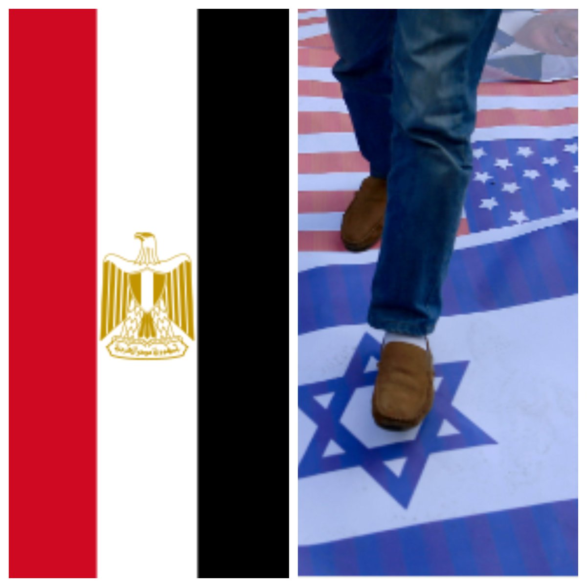 SalahElsha75326's tweet photo. #DealOfCentury
Never have we seen more insolence than Israel and the West.
Egypt stands a stumbling block in the deal of the century. So that's why the West is planning the fall of Egypt. The western media launched systematic campaign against Egypt and Sisi https://t.co/sFQUvf5Rse
