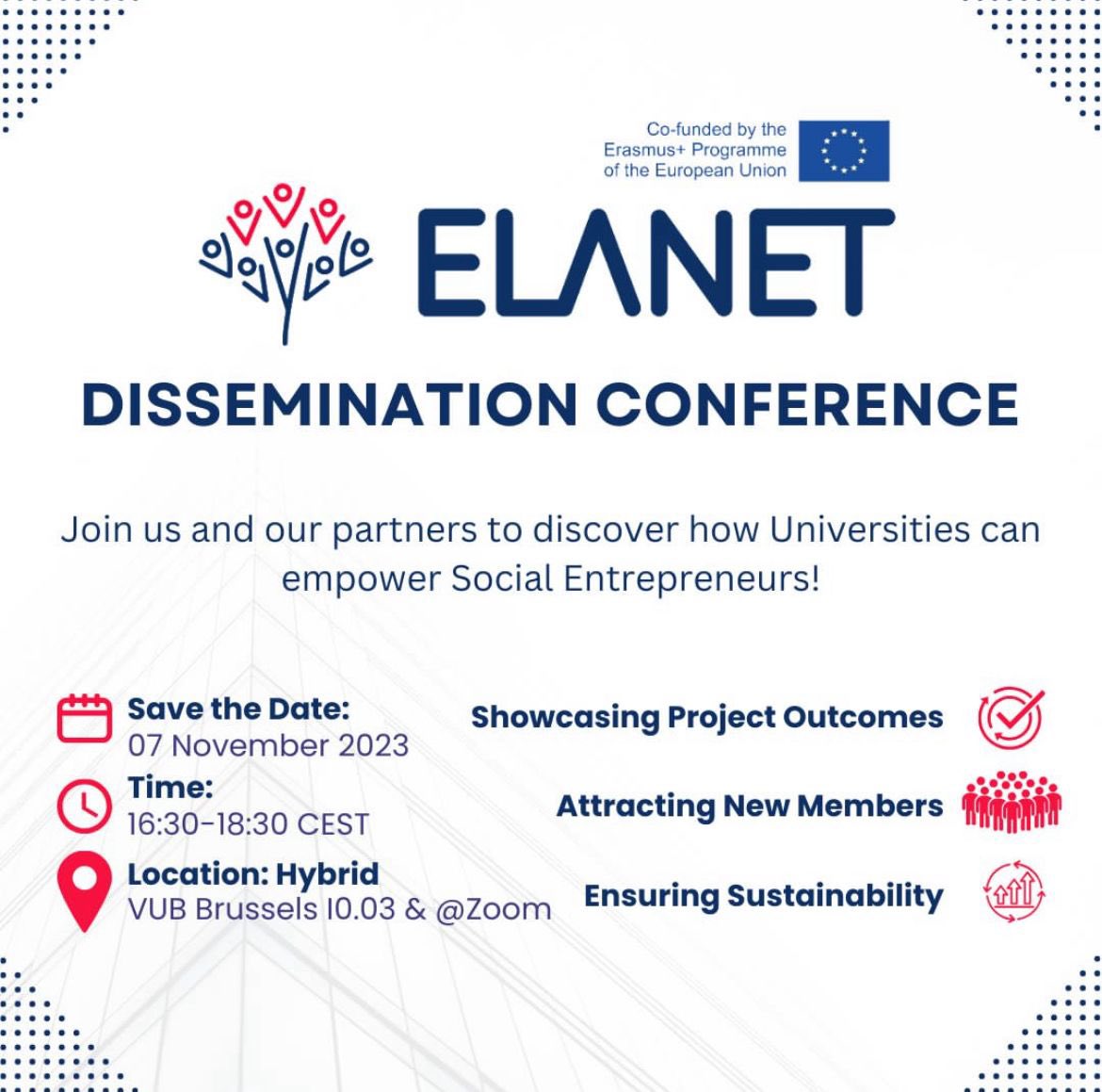 ImpulsumEc's tweet photo. 🚀 Únete a la conferencia virtual de ELANET para impulsar el emprendimiento. 

🔎Descubre cómo ESPAE-ESPOL y otras organizaciones apoyan a emprendedores con propósito. 

ℹ️Regístrate: https://t.co/yXlkz6K53L

 #IMPULSUM #Emprendimiento https://t.co/TXdqDhAP6A