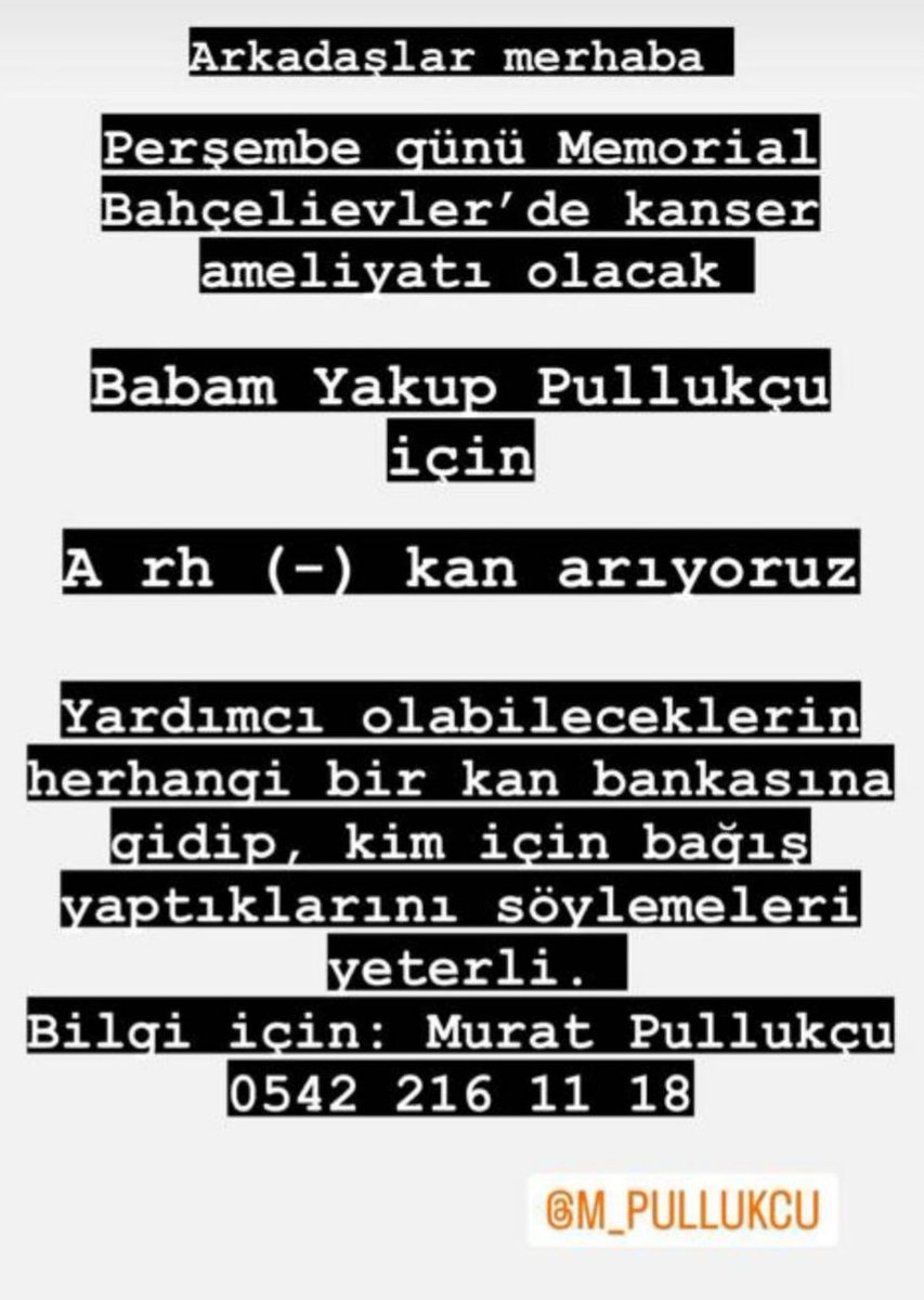 @KayipveKan_ilan @kangonulluleri @kanverturkiye @ahbapacil @yardimkenari @trkykanbankasi