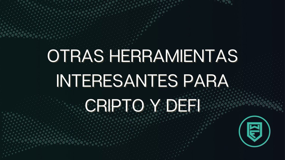 WeFinanceClub's tweet image. Descubre en este artículo de #WeFinance, diferentes herramientas que te ayudarán a navegar por el mundo #Cripto y #DeFi 👉 wefinance.club/otras-herramie… #Blockchain #Ethereum