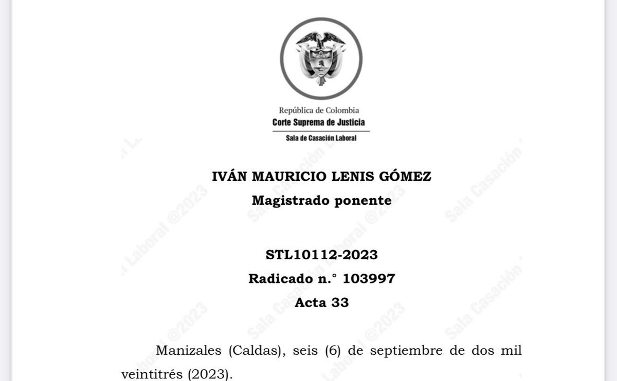 jairoparrac's tweet photo. ¿Puede el juez exigir que la notificación se realice conforme al CGP y no por medio de la Ley 2213/22? LABORAL. CSJ (STL10112-2023): No podía el funcionario judicial accionado restar validez a la notificación personal que el tutelante efectuó a las demandadas bajo los parámetros de la Ley 2213 de 2022, bajo el único argumento que como director del proceso podía elegir la norma procesal con la que consideraba era mejor realizar tal actuación, pues con ello pasó por alto una disposición que actualmente está vigente y que también es eficaz para obtener el fin propuesto. El actor podía optar por el trámite de notificación contemplado en los artículos 291 y 292 del Código General del Proceso o en la Ley 2213 de 2022, siempre que el acto procesal cumpliera con dicho objetivo.
En ese contexto, es evidente la vulneración de los derechos fundamentales al debido proceso y acceso a la administración de justicia del accionante, pues, el juez accionado exigió de mecánica e irreflexiva que la notificación a las llamadas a juicio se realizara con determinada norma procesal, pese a que lo que debió verificar era si ese trámite se realizó conforme a los parámetros establecidos en la disposición que aquel eligió -Ley 2213 de 2022- y si cumplió su finalidad de enterar del proceso a las demandadas —⬇️⬇️—