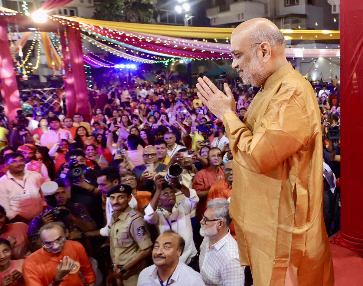 Amit Shah performs groud-breaking for a Sports Complex in Mansa