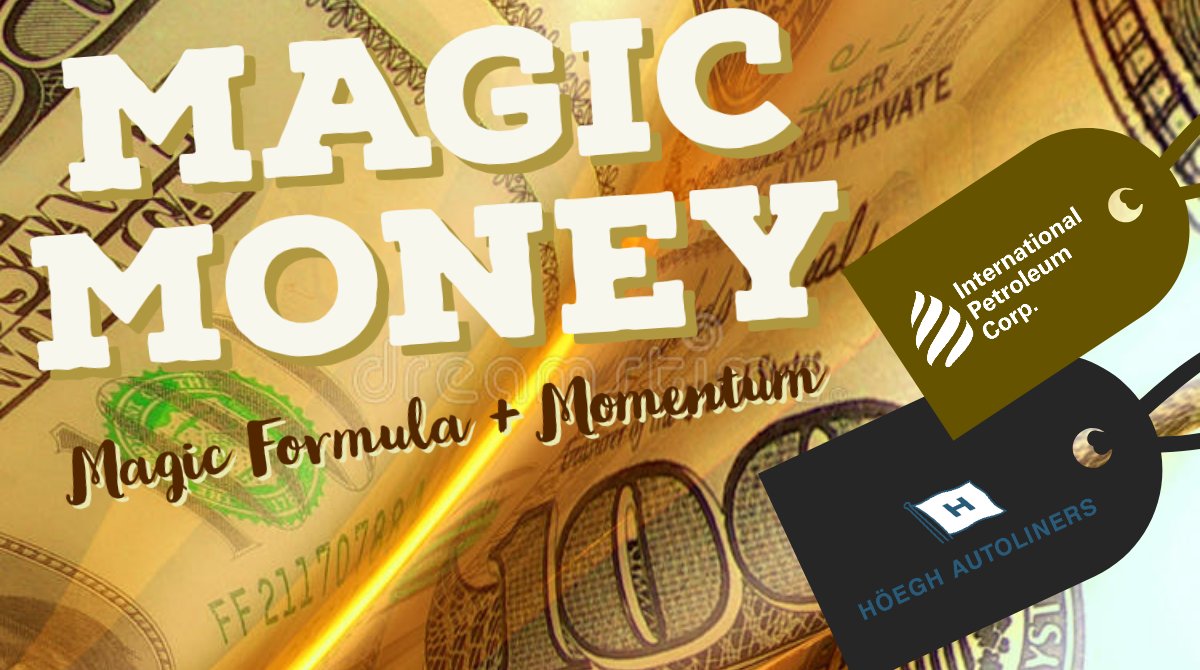 Pungapengen's tweet image. Med den pissiga börs som råder så blir det att man hamnar rätt långt ner på listan för #magicformula. Få som har bra momentum nu. Möjligen att man skulle avvaktat, tills det vänder upp. Tiden får utvisa! 

🇸🇪International Petroleum $IPOC 
🇳🇴Höegh Autoliners $HAUTO

#fintwit