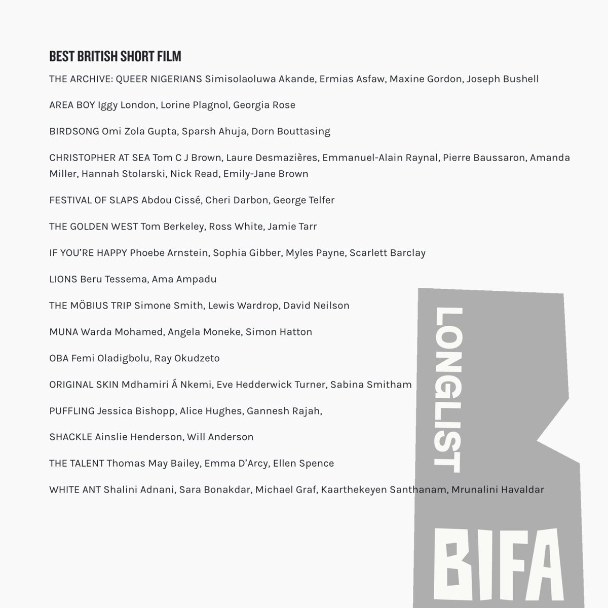 🌟BIFA LONGLIST🌟 We’re absolutely over the moon that #TheGoldenWest has made it on to the @BIFA_film Longlist for Best British Short Film 🙌 ⛏️🫏🏔️