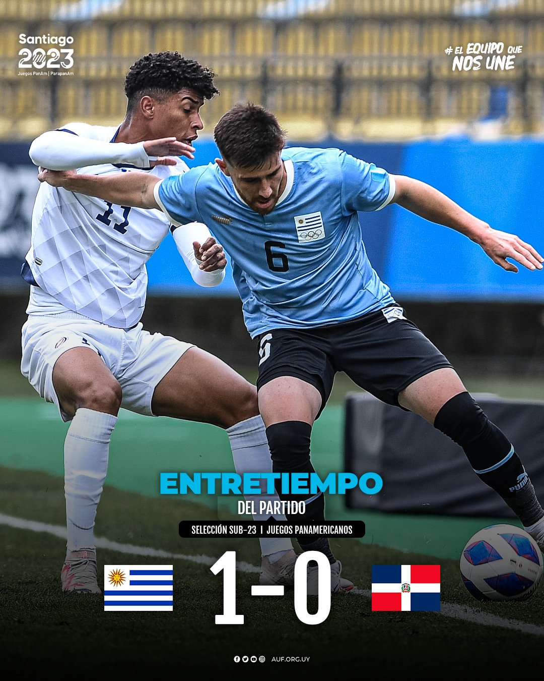 AUF - Selección Uruguaya de Fútbol - ⏸️ 𝙁𝙄𝙉𝘼𝙇 𝘿𝙀𝙇