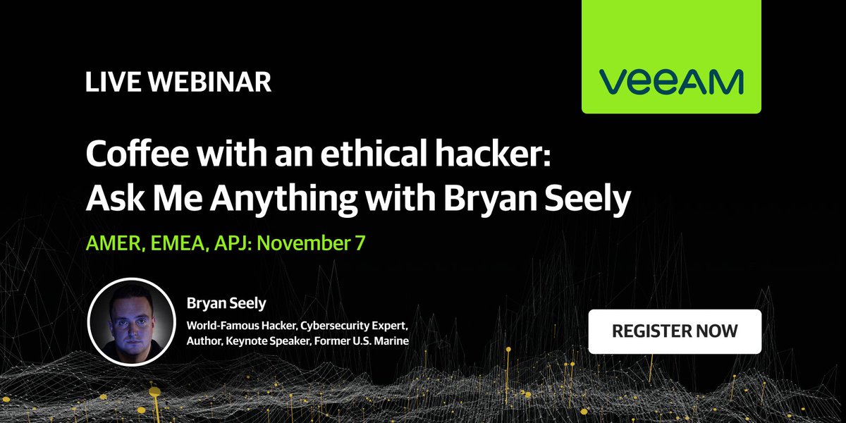 What would you ask a hacker? Our live webinar on Nov 7 is your chance to ask #Cybersecurity Expert &amp; Ethical Hacker <a href="/bryanthemapsguy/">Bryan Seely</a> anything. It’s one you don’t want to miss – Save your spot. bit.ly/409Ne5M