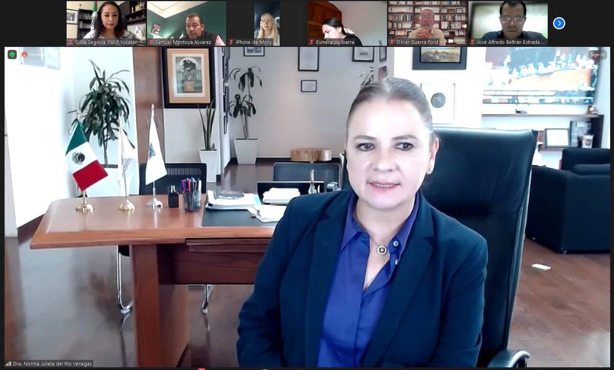 La Comisionada <a href="/JulietDelrio/">Julieta Del Río Venegas</a> reconoció los trabajos realizados por esta Comisión coordinada por <a href="/GildaSegovia4/">GildaSegoviaC</a>, con los Comités de Participación Ciudadana locales de las 4 regiones del <a href="/CONAIP_SNT/">Sistema Nacional de Transparencia</a>  para levantar propuestas que abonen al combate a la corrupción y la transparencia.