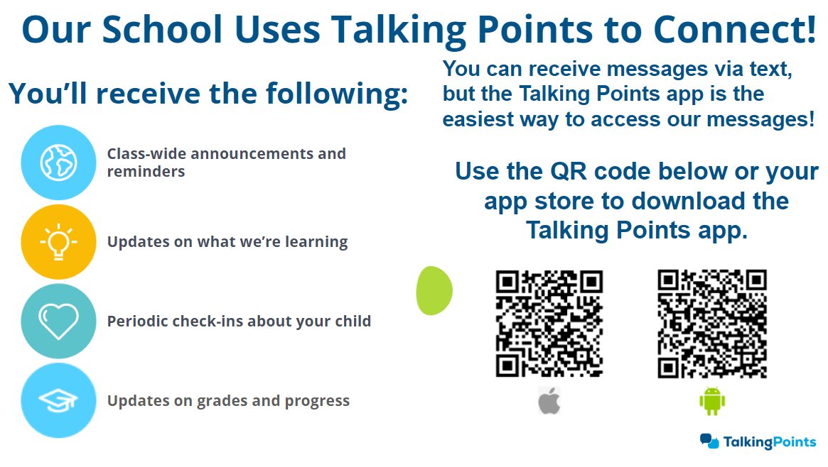 Our school uses Talking Points to connect with our families! Have you downloaded the Talking Points app yet? #fairfaxcounty #fcps #FairfaxCountyPublicSchools #fairfax #WeBelongAtFairhill #YouBelongAtFairhill
