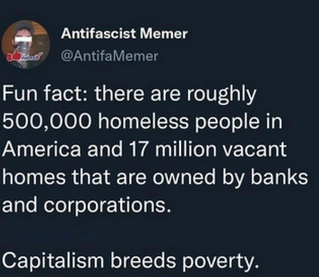 @elonmusk Capitalism breeds poverty