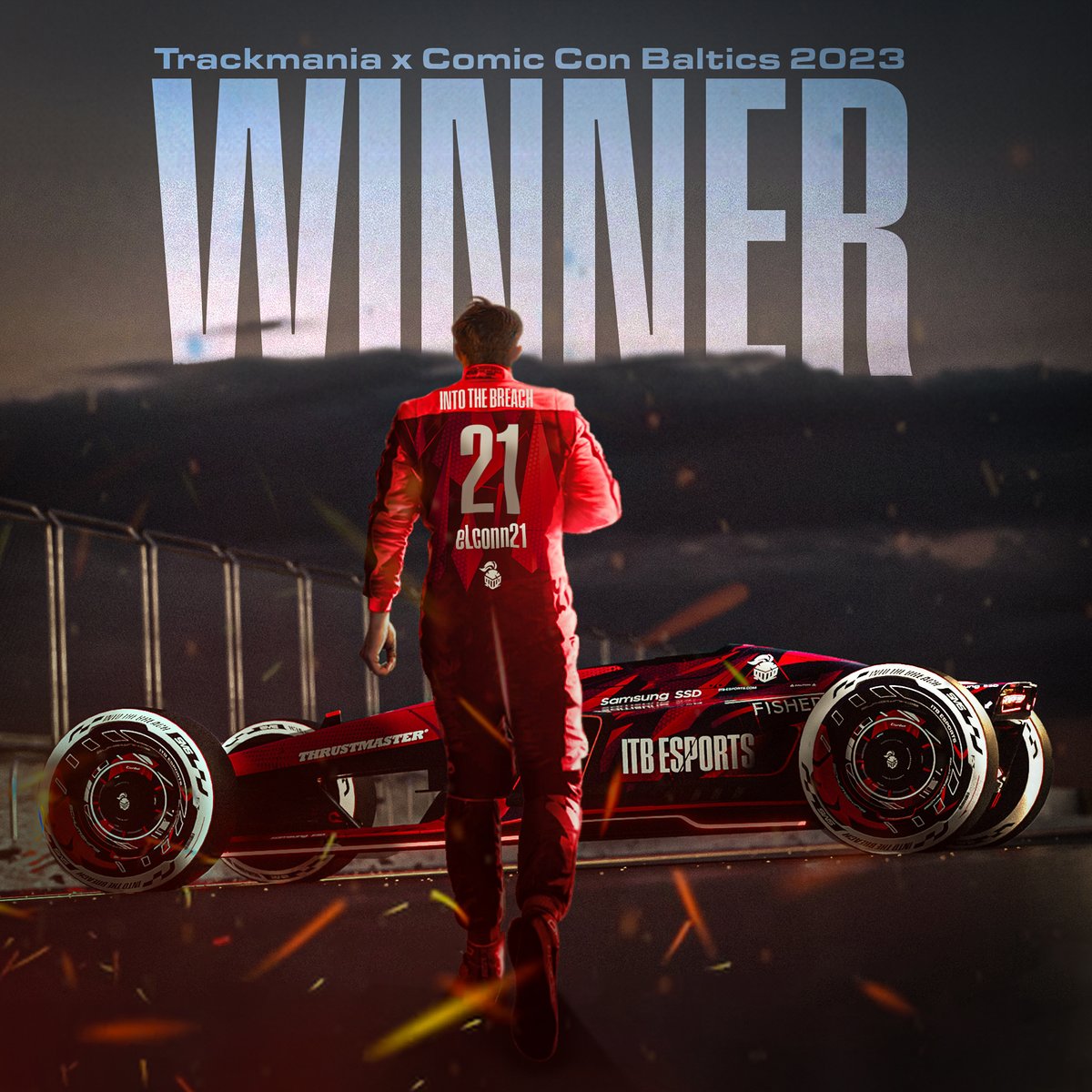 Into The Breach Esports (@itbesports) on Twitter photo KING OF THE BALTICS 🔥
<a href="/eLconn21/">eLconn21</a> has won the <a href="/CCBaltics/">Comic Con Baltics</a> Trackmania tournament! World-class performance, fully controlling the final.
We prolong our 100% winrate in 🇱🇹 Vilnius.
#ITBTM #UpTheKnights <a href="/TMThrustmaster/">Thrustmaster Official</a> KING OF THE BALTICS 🔥
<a href="/eLconn21/">eLconn21</a> has won the <a href="/CCBaltics/">Comic Con Baltics</a> Trackmania tournament! World-class performance, fully controlling the final.
We prolong our 100% winrate in 🇱🇹 Vilnius.
#ITBTM #UpTheKnights <a href="/TMThrustmaster/">Thrustmaster Official</a>