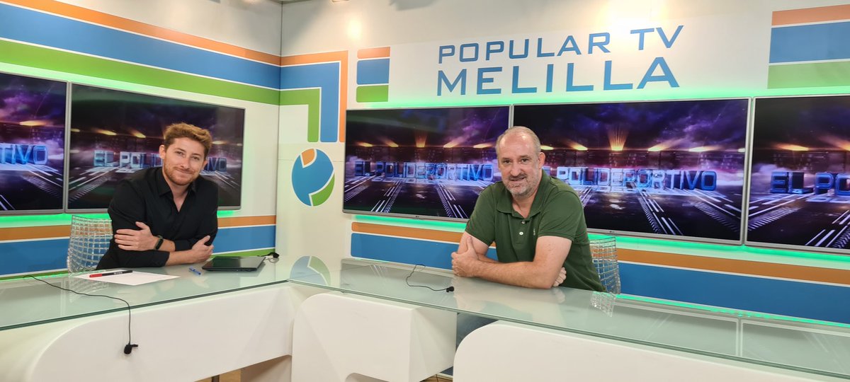 🔴 El Polideportivo

🏐 No te pierdas esta noche la entrevista a los jugadores del <a href="/cvmelilla/">Cvmelilla</a>: <a href="/jmriganti/">Juan Martin Riganti</a>, <a href="/mgiustiniano/">Mariano giustiniano</a> y <a href="/fedemartina/">Federico Martina</a>.

🏀 También nos acompaña <a href="/RafaMonclova/">Rafa Monclova Suárez</a>, entrenador del <a href="/melillabcto/">Club Melilla Baloncesto</a>, que nos habla objetivos, pretemporada y sensaciones.

⏰️21:00h