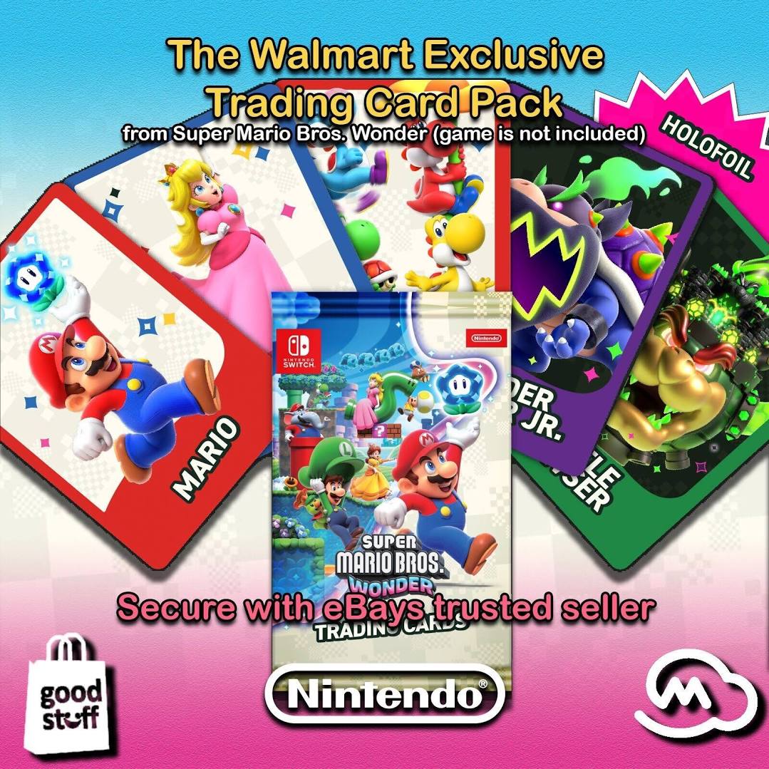 Super Mario Bros. Wonder + Exclusive Trading Card Pack - Nintendo Switch