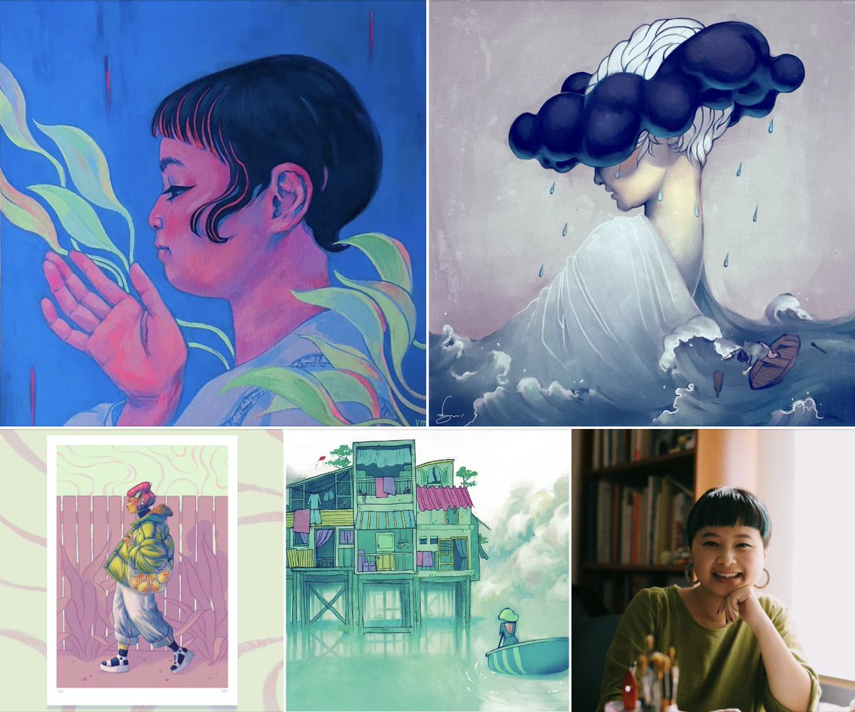 Viet-My Bui is a painter/illustrator based in Naarm (Melbourne), with a Bachelor of Communications Design at Monash University. linktr.ee/vmbui instagram.com/vietmy.bui/ #vietnameseartist #vietkieuartist