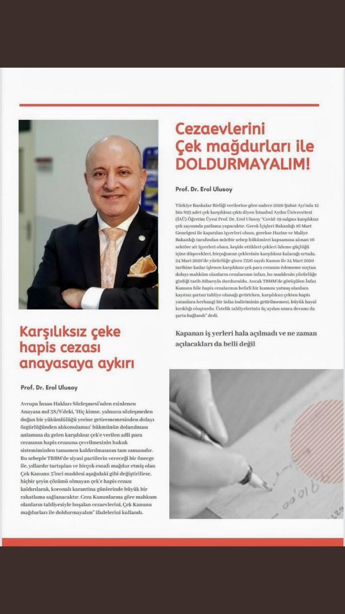 Ekonomik suça ekonomik ceza, tüm Avrupa tarafından kabul görmüş bir ilkedir. Neden halen ülkemizde çağdışı Çek yasası yüzünden dürüst esnaf hapse atılıyor. <a href="/RTErdogan/">Recep Tayyip Erdoğan</a> <a href="/_cevdetyilmaz/">Cevdet Yılmaz</a> <a href="/yilmaztunc/">Yılmaz TUNÇ</a> <a href="/RHisarciklioglu/">Rifat Hisarcıklıoğlu</a> #CEKEHAPİSCEZASIKALKSIN