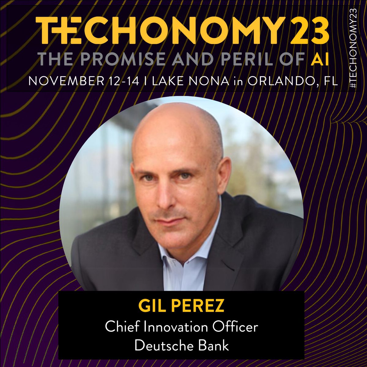 worthmag's tweet image. Charlie Li (@UF), Gil Perez (@DeutscheBank) + Juan Santos (@TavistockDevCo) will be taking the stage at #Techonomy23 in Lake Nona in Orlando, Florida. Nov 12-14, join us as we explore the risks and rewards of the AI revolution. Request an invitation here: hubs.la/Q026slHm0