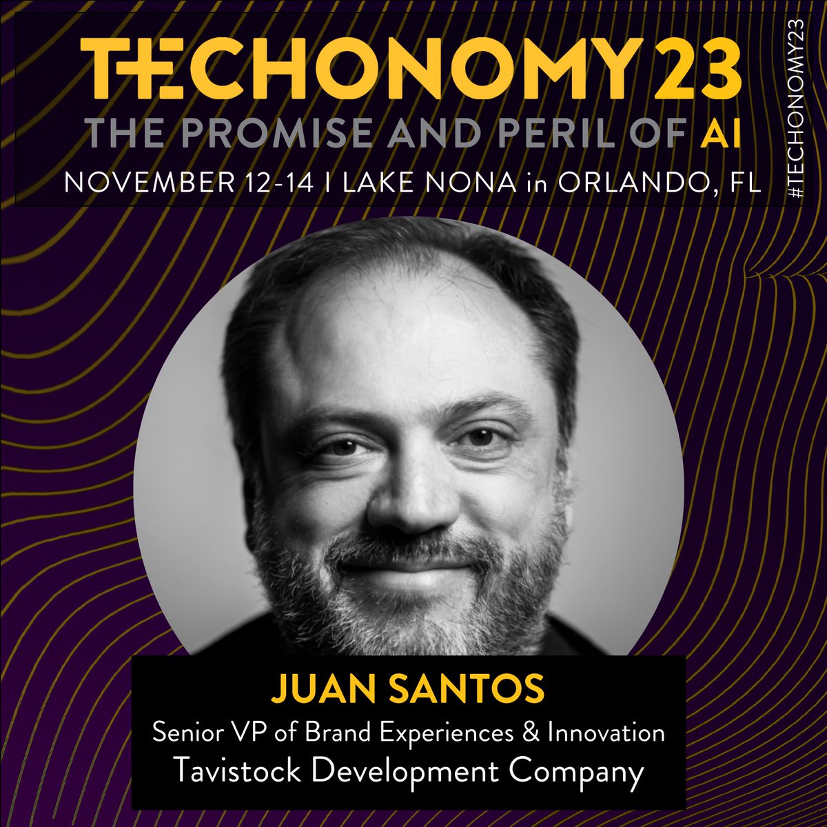 Charlie Li (<a href="/UF/">FLORIDA</a>), Gil Perez (<a href="/DeutscheBank/">Deutsche Bank</a>) + Juan Santos (<a href="/TavistockDevCo/">Tavistock Development Company</a>) will be taking the stage at #Techonomy23 in Lake Nona in Orlando, Florida. Nov 12-14, join us as we explore the risks and rewards of the AI revolution. Request an invitation here: hubs.la/Q026sfKM0