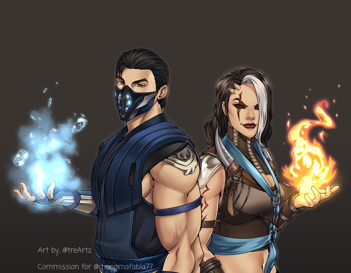 treArtz's tweet image. Sub Zero x Sareena 🧊🔥

Commish for @chupamafabla77
