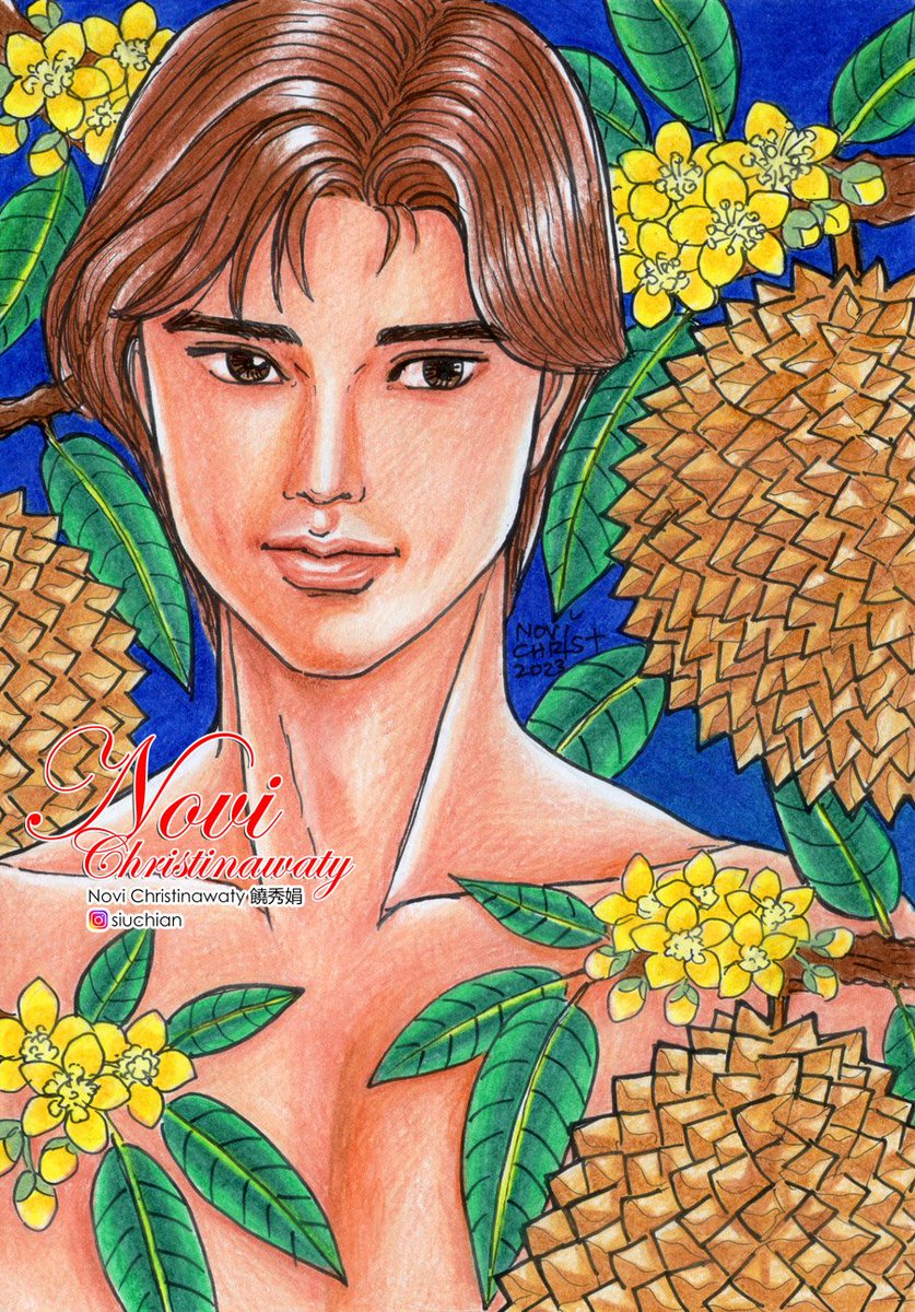 Durian #durian #kingoffruits #fruit #flower #seasons #harvest #boy #ikemen #beauty #drawing #art #arts #illustration #illustrations #illustrator #drawings #sketch #sketches #illust #doodle #doodles #manga #pencilsketch