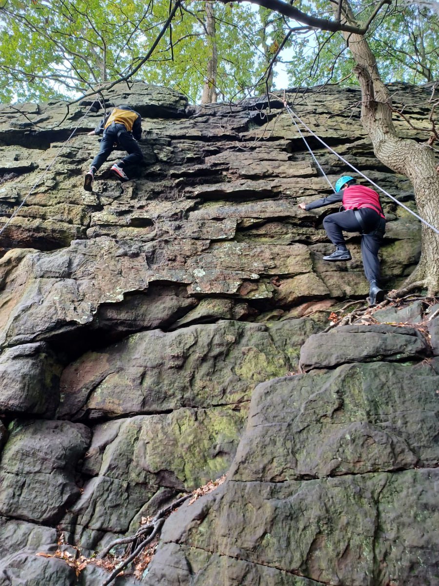 MoretonPe's tweet photo. Day 1 - Fantastic day for our OCR Sports Studies completing their Rock Climbing assessment at Grinshill with @ArthogOutreach . Well done to everyone involved. https://t.co/n9fteDsy7V