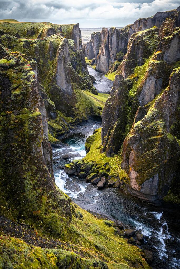 Enjoy #OurEarthPorn!
(Steal This Hashtag for your own and join the community of Nature Addicts! )

Fjaðrárgljúfur Canyon, southern Iceland [OC] 1920x1280 
Photo Credit: ShexyBaish6351 
.