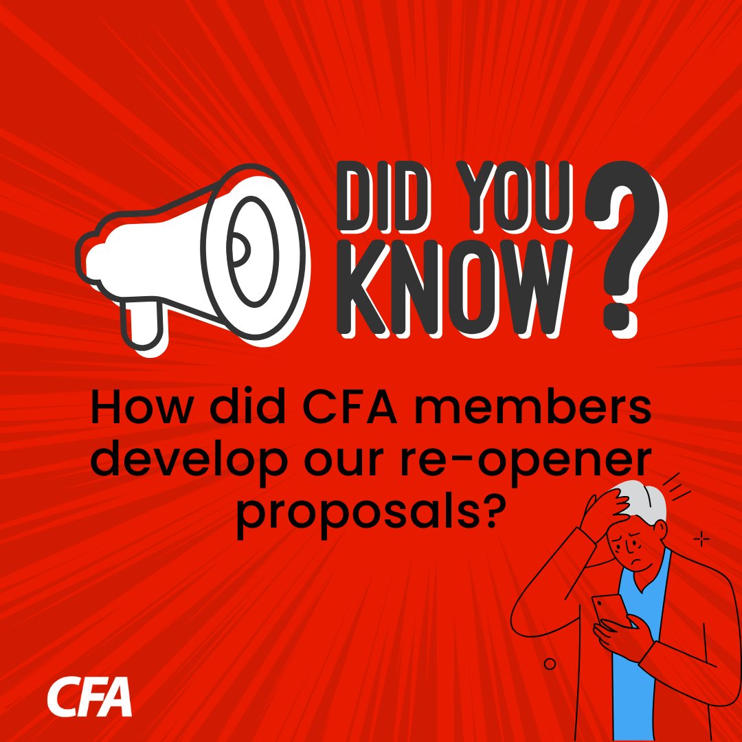 CFA_United's tweet image. Our re-opener bargaining proposals are shaped by the bargaining surveys and feedback we receive from our members. Stay informed: calfac.org/strike-authori… #DidYouKnow # #RaiseTheFloor #CFA4Faculty #CFAInBargaining #RespectUsPayUS #DoBetterCSU #Teaching4Justice