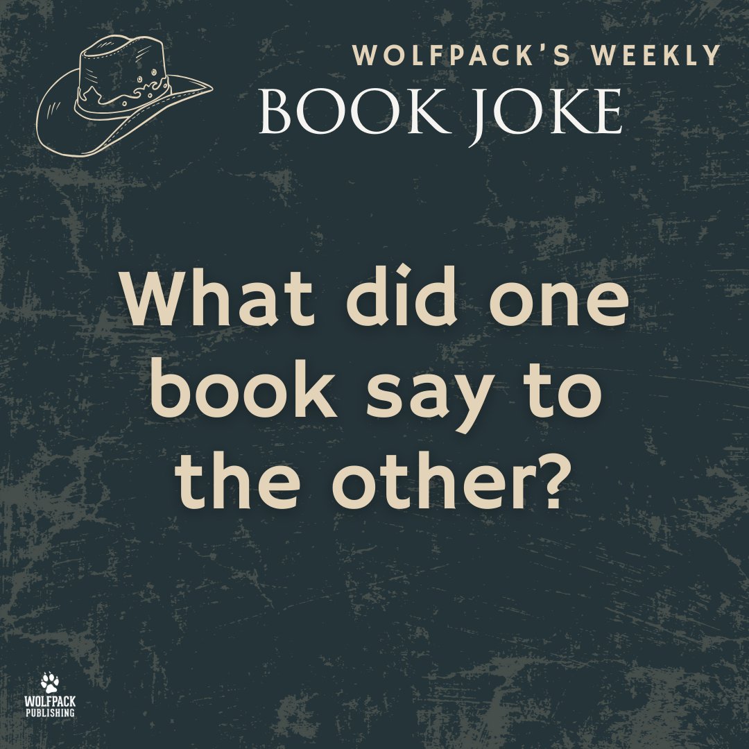 wolfpackpub's tweet image. A joke for your Monday.
-
-
-
#BookJokes #WolfpackPublishing #BookWork