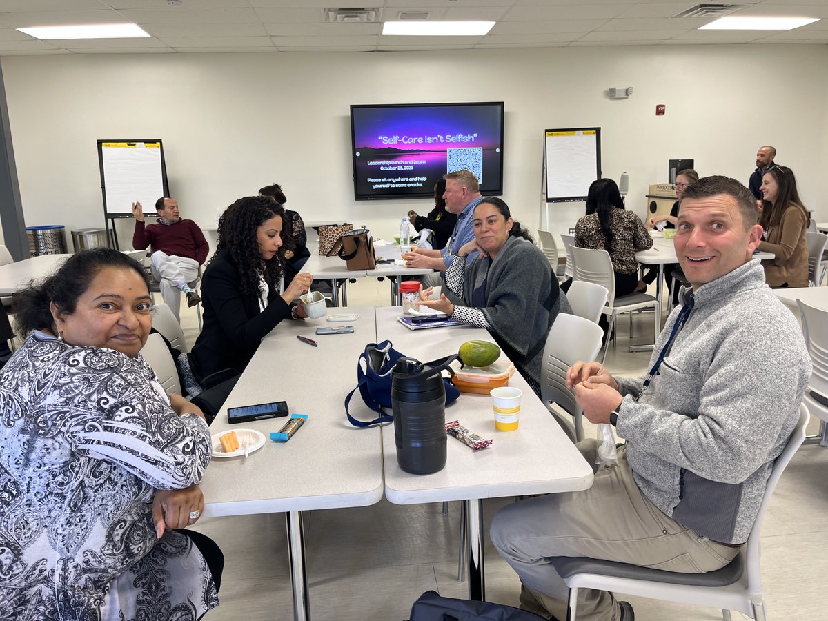 Thanks to Greg Fredricks for leading today's Lunch and Learn <a href="/pnwboces/">PNW BOCES</a> , which focused on self-care. At the end of our lunch, Dan Novak led us down one of our amazing nature trails and taught us how to be present in nature.