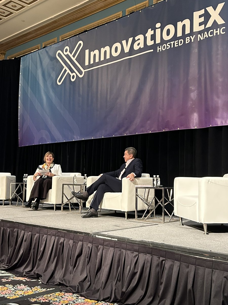 The <a href="/NACHC/">NACHC</a> inaugural InnovationEx is off to a great start! Thanks <a href="/KyuRheeMD/">Dr. Kyu Rhee</a> and Kim Schwartz! #NachcEvents #CHCsInnovate