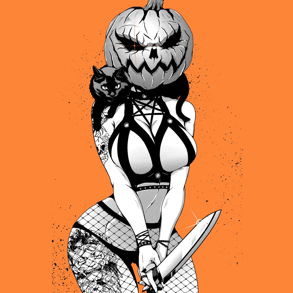 Last chance to grab Halloween designs before they vanish on Oct 31st! 🎃 💀 
.
.
.
#zombiemakeoutclub #horrormanga  #horroranime  #pumpkinnight #junjiito #chainsawman