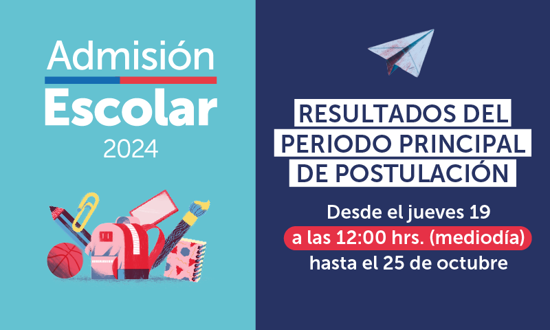 liceolat's tweet photo. ¡ATENCIÓN! Ya están disponibles los resultados del periodo Principal de Postulaciones a Admisión Escolar 2024.
Revisa los resultados visitando el sitio: https://t.co/l8EOCH48gr https://t.co/RAVXzazIQQ