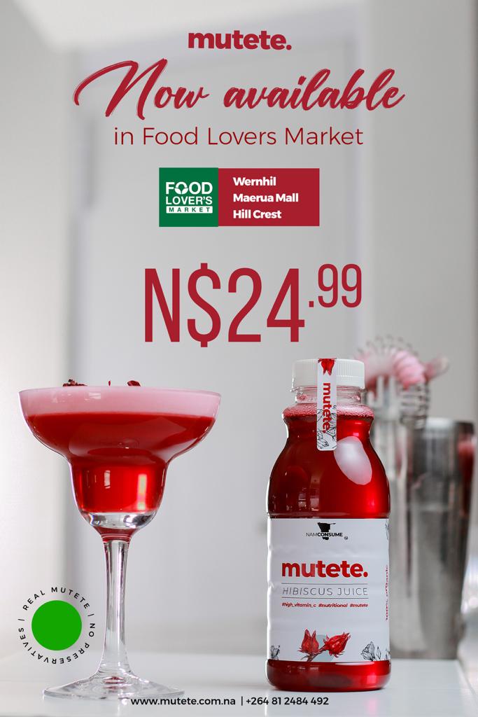 FJapiie's tweet photo. Try out this proudly Namibian product.. now available at all food lovers in Windhoek. 
Mutete Hibiscus Juice #Mutete https://t.co/upfraeOaX1