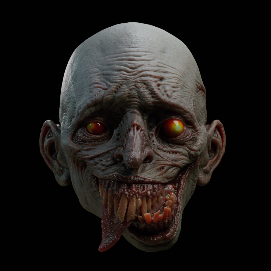 Descent into #ell, day 5!
Masks of the day:

Another weeping Doom Lord lost, by <a href="/enekogaueko/">gaueko</a>
Fiend, Chamuco, by @/emmanuelrodriguezart (IG)

3 masks today, and all are excellent!
As usual, artists' links are in reply just below, so take a 👁️and give some love to them :)