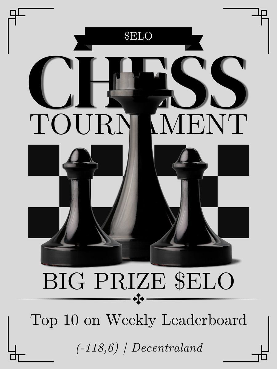ELO Chess Club, Decentraland tweet media