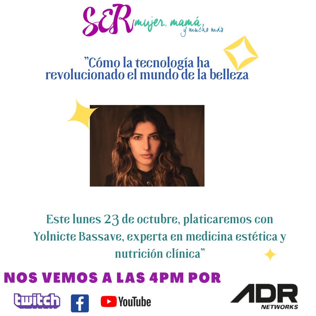 Mamás, sabemos q siempre estamos buscando opciones para vernos y sentirnos bien, x ello, hoy nos acompaña Yol Bassave, fundadora d <a href="/KioOcenter/">KIOOcenter</a> y experta en nutrición clínica y medicina estética
¡No te lo puedes perder! Nos vemos a las 4pm en el YT y FB de <a href="/adrnetworksmx/">ADR Networks</a>