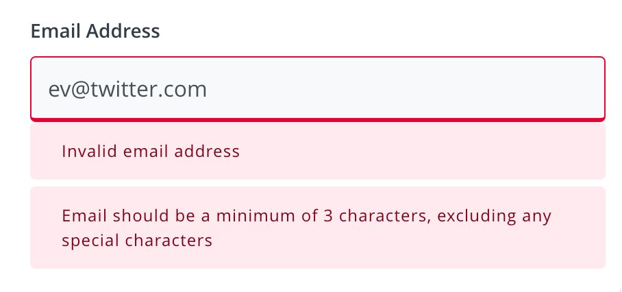 Dear @Equifax your email validator is incorrect.