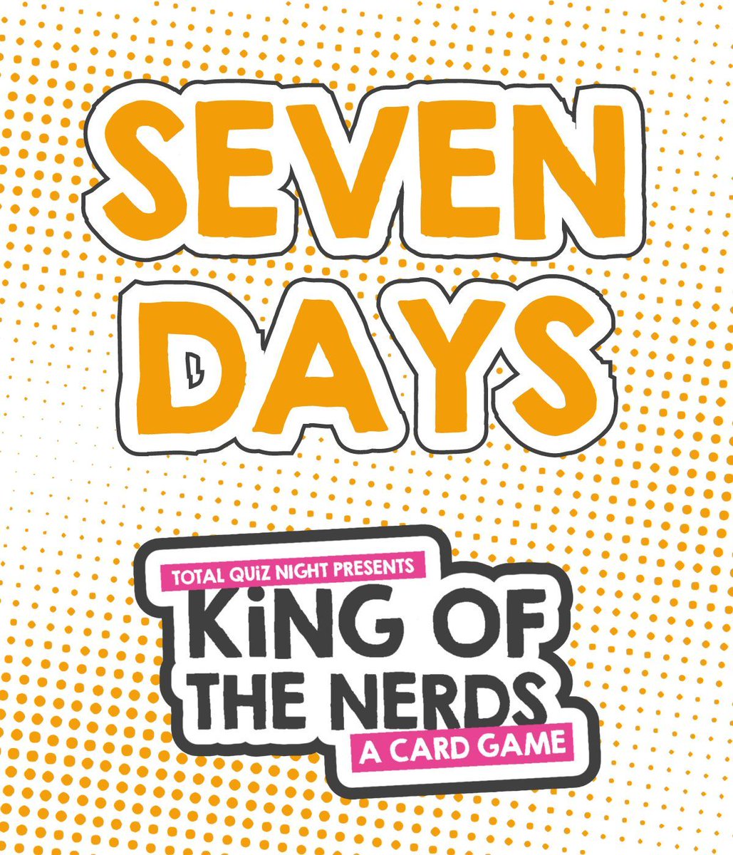 totalquiznight's tweet image. We're over 100% funded but there are stretch goals, new rewards and the opportunity to get your own version of 'King of the Nerds'.
All backers will get their copy in time for Xmas - it makes an excellent gift for that special nerd in your life 🤓 🤞
buff.ly/3PXzabX