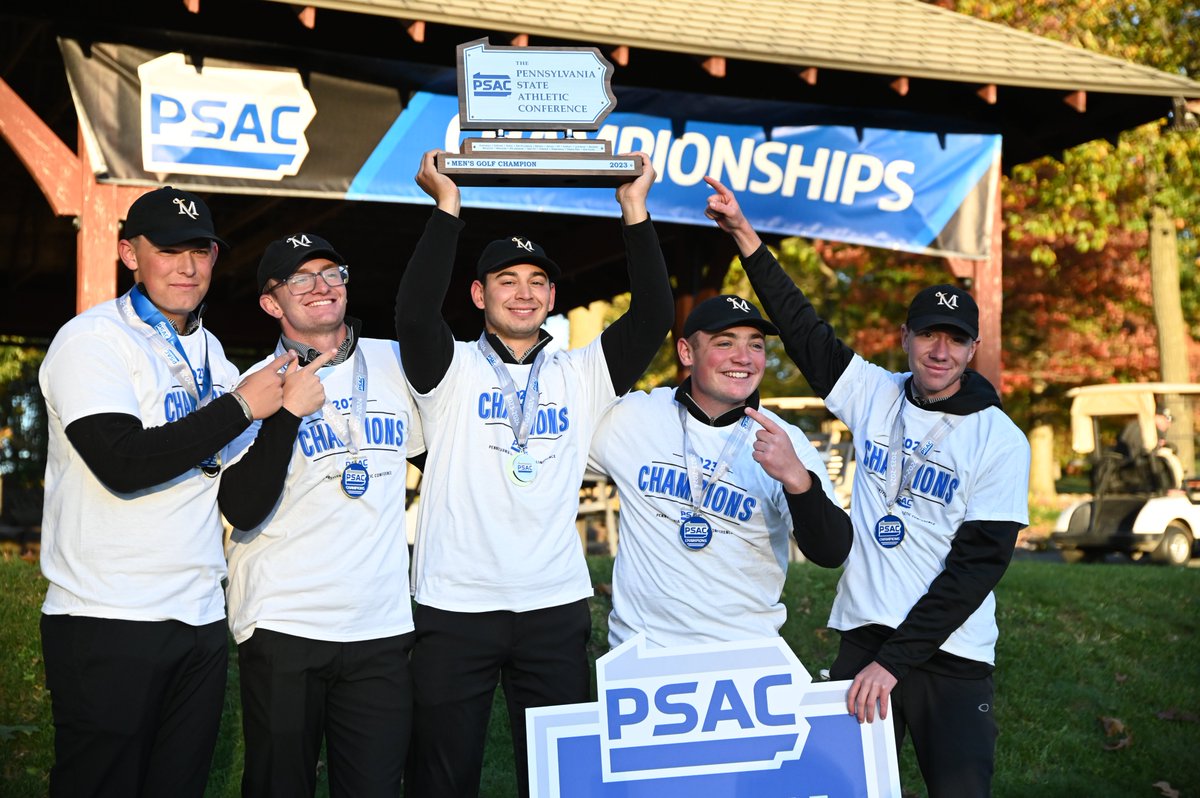 millersvilleu's tweet photo. Help us congratulate our men's golf team on their PSAC Championship win! https://t.co/vEYlHv4lKT