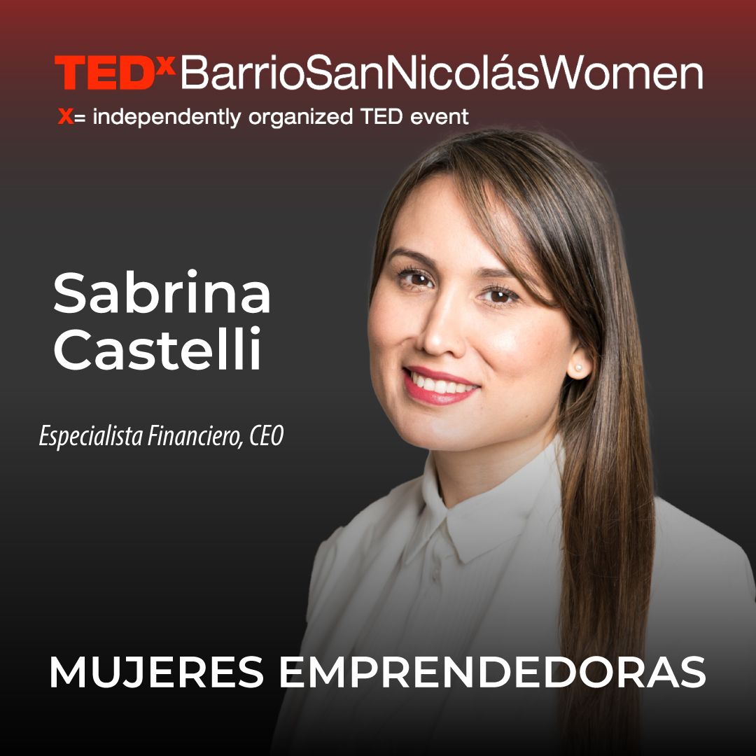 Este miércoles 25 de octubre a las 17 hs (ARG), nuestra CEO & Founder @sabricastelli participará como oradora del evento #TEDxBarrioSanNicolásWomen enfocado en mujeres emprendedoras. 

Muchas gracias @TEDxBarrioSanN1 por la invitación.

Entradas gratis 👉 docs.google.com/forms/d/e/1FAI…