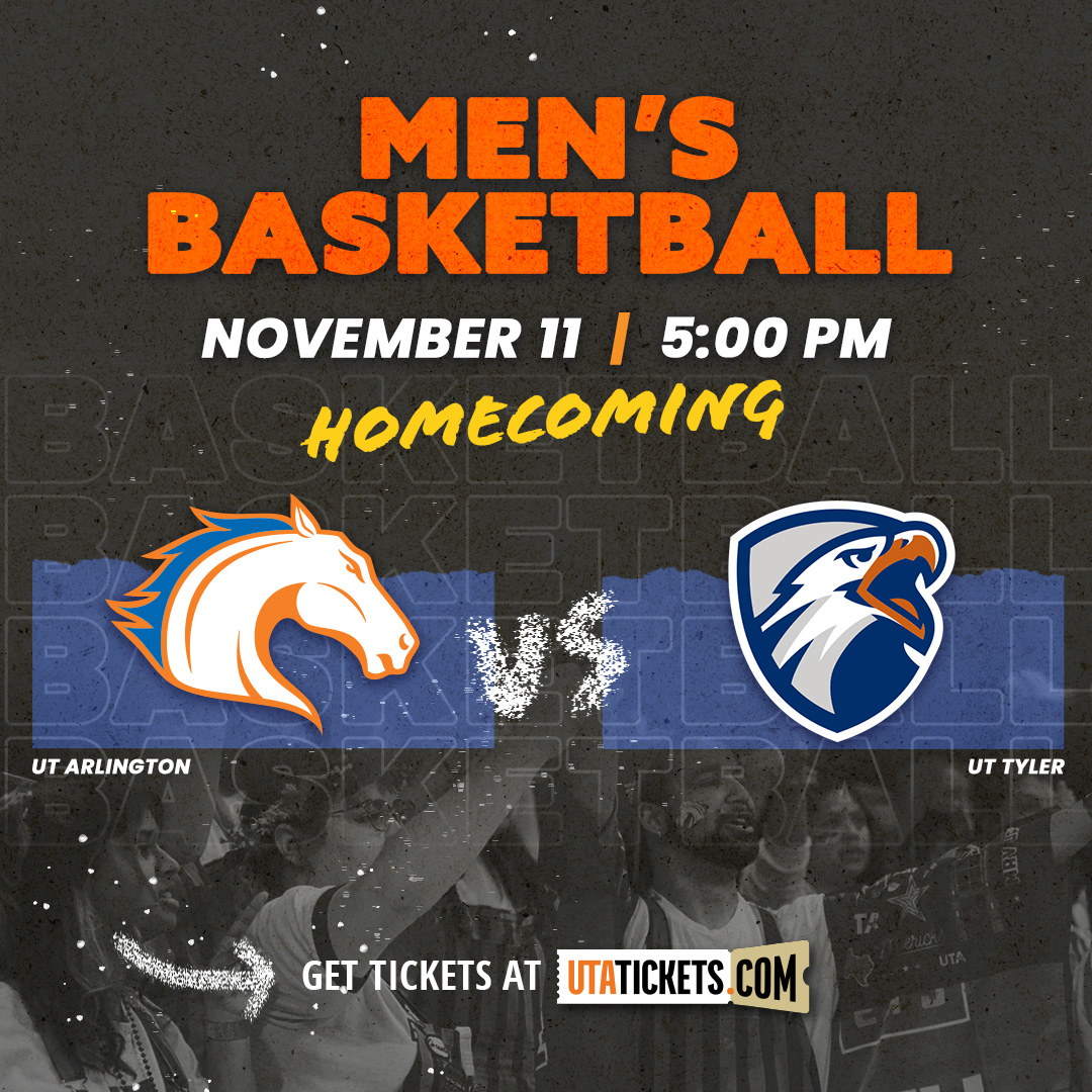 UTACollegePark's tweet photo. Mavericks, it's HOMECOMING! Join the celebration as our Men's Basketball team takes on UT Tyler tonight at 5PM. Let's pack the park and show our Mavs some love! #BuckEm #UTAMavs 🏀🎉
📷 Doors open at 4PM.
📷Tickets: https://t.co/cHLzwPE9Or
@UTAMavsMBB https://t.co/bJMDdtEwEO
