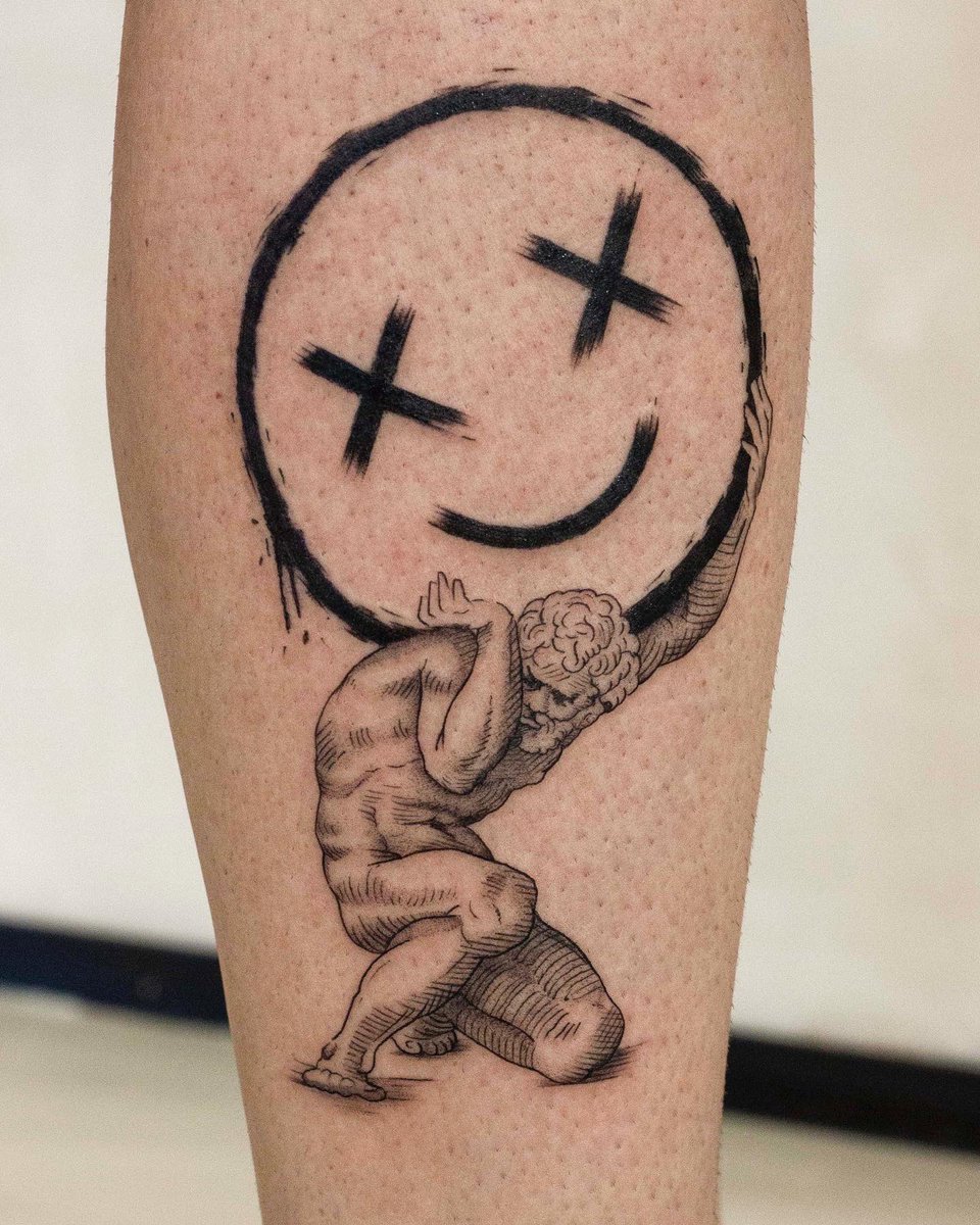 Titán Atlas y Smile realizado en <a href="/PolTattooStudio/">PolTattooStudio</a>